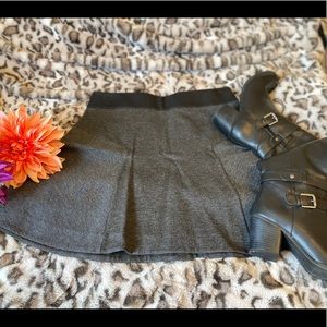 Express Dark Gray Circle Skirt